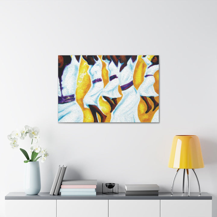 Canvas Wall Art Decor - Woman Dancing Giving Thanks Worship Inspired