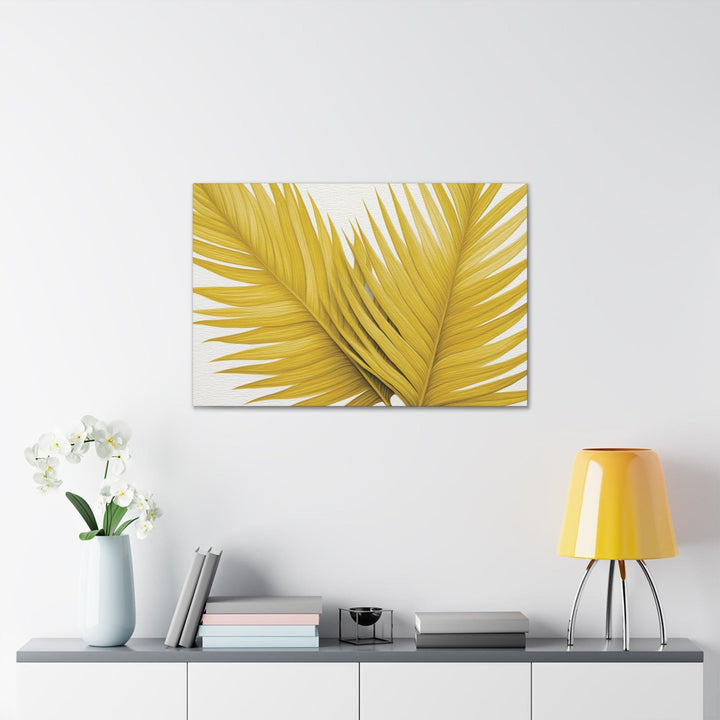 Canvas Wall Art Decor Yellow Palm Leaves - Decorative | Wall Art | Canvas Prints