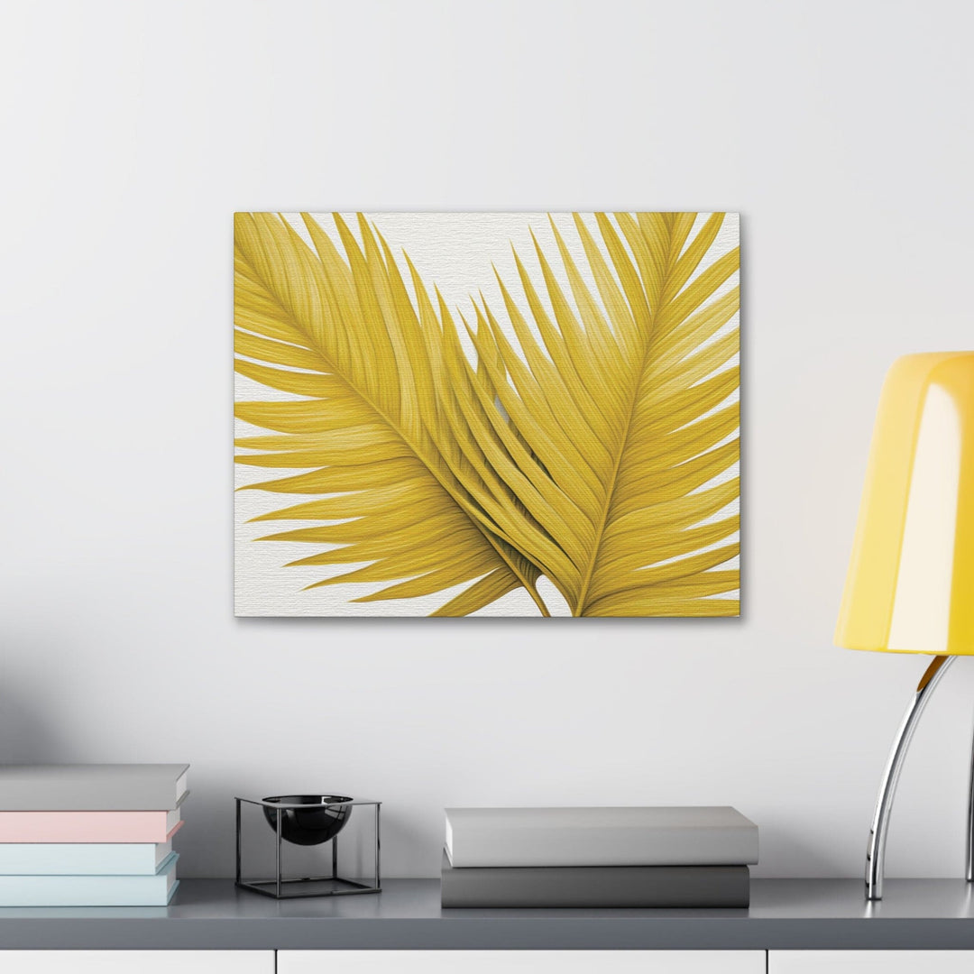 Canvas Wall Art Decor Yellow Palm Leaves - Decorative | Wall Art | Canvas Prints