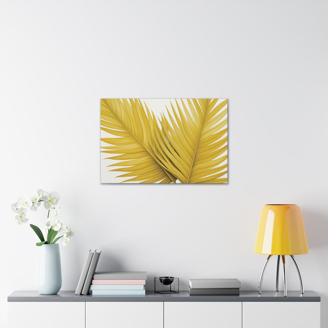 Canvas Wall Art Decor Yellow Palm Leaves - Decorative | Wall Art | Canvas Prints