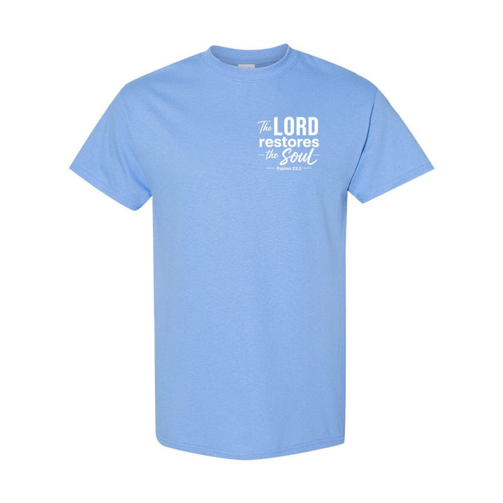 Graphic T-Shirt Inspirational Apparel inspired by Biblical Scripture Psalm 23:3