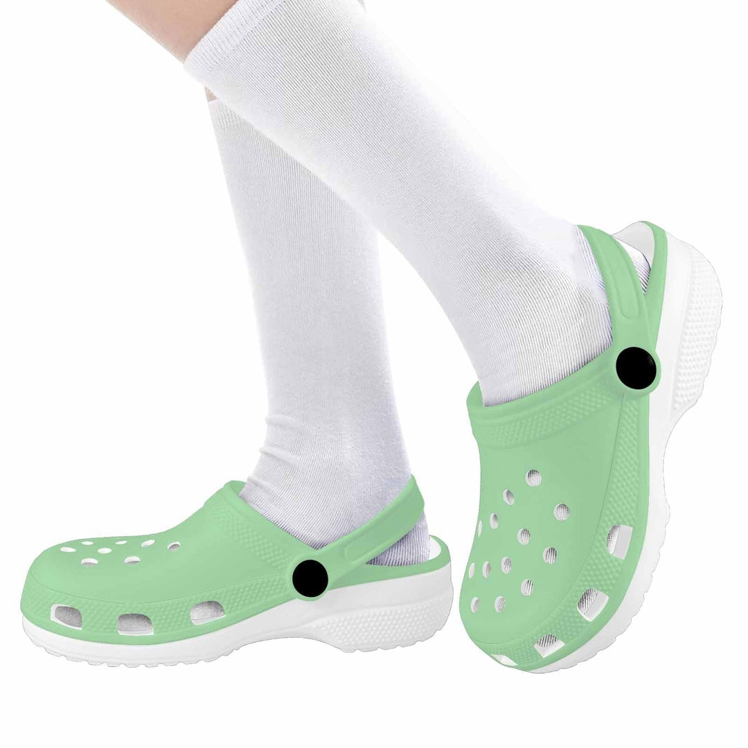 Celadon Green Clogs For Youth - Unisex | Clogs | Youth