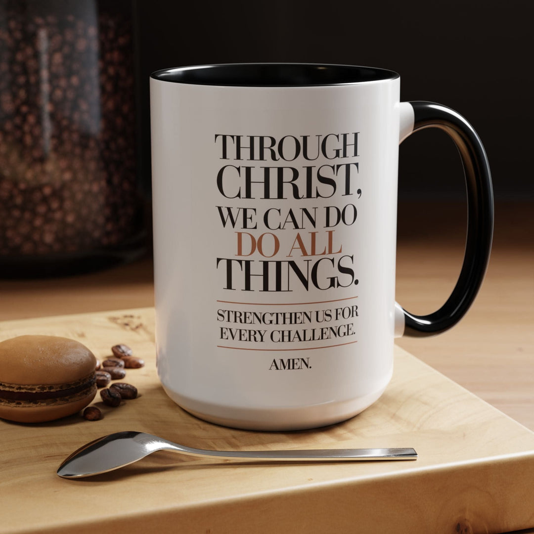 Ceramic Gift Mug Featuring Inspirational Prayer to Brighten your Day