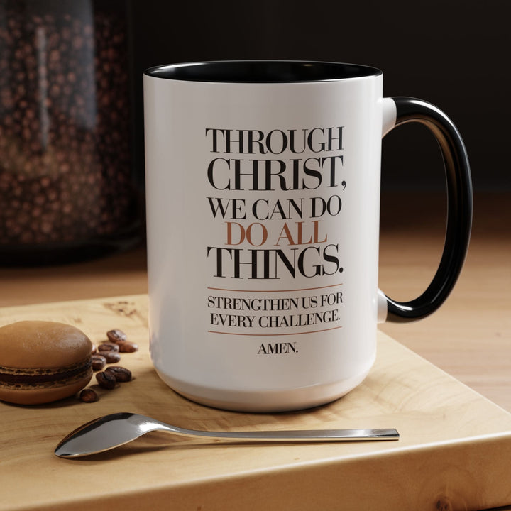 Ceramic Gift Mug Featuring Inspirational Prayer to Brighten your Day