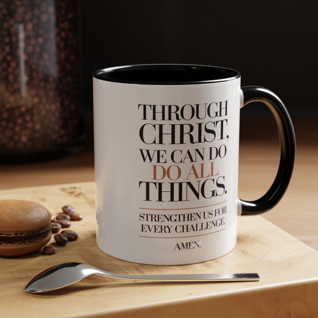 Ceramic Gift Mug Featuring Inspirational Prayer to Brighten your Day