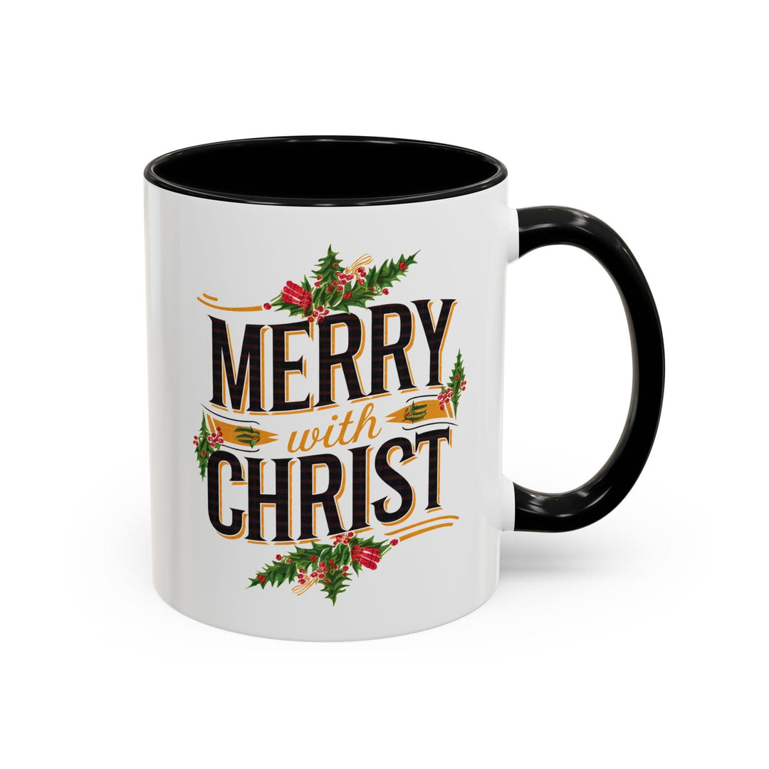 Ceramic Gift Mug - Merry with Christ - Decorative/Ceramic Mugs/11oz/15oz