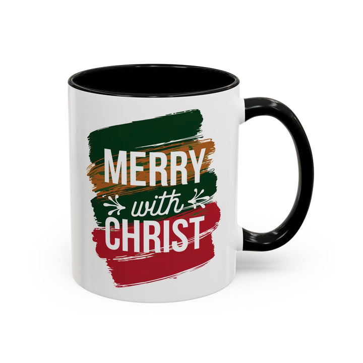Ceramic Gift Mug - Merry with Christ - Decorative/Ceramic Mugs/11oz/15oz