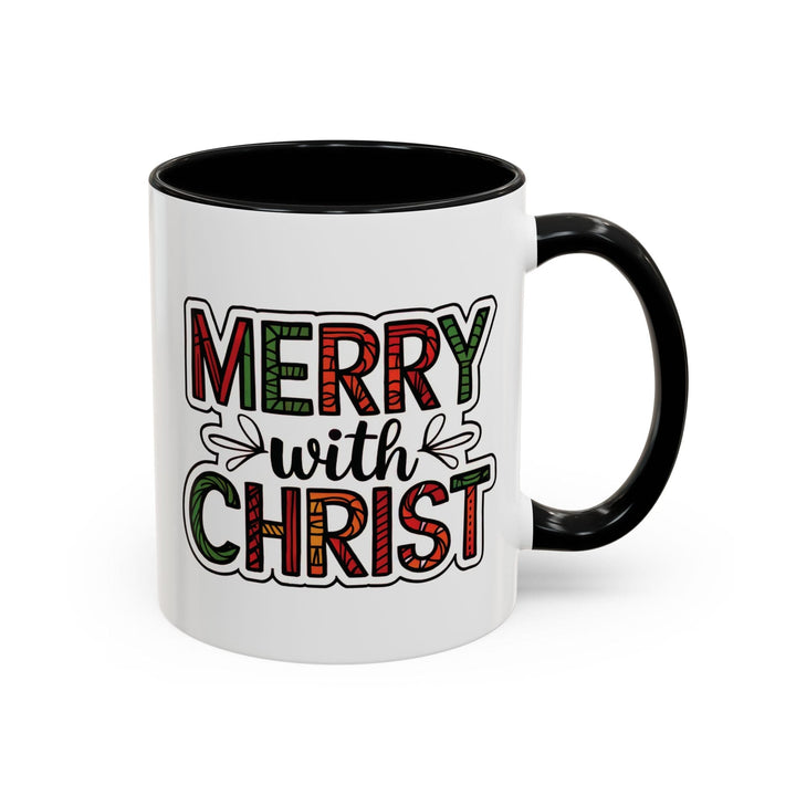 Ceramic Gift Mug - Merry with Christ - Decorative/Ceramic Mugs/11oz/15oz