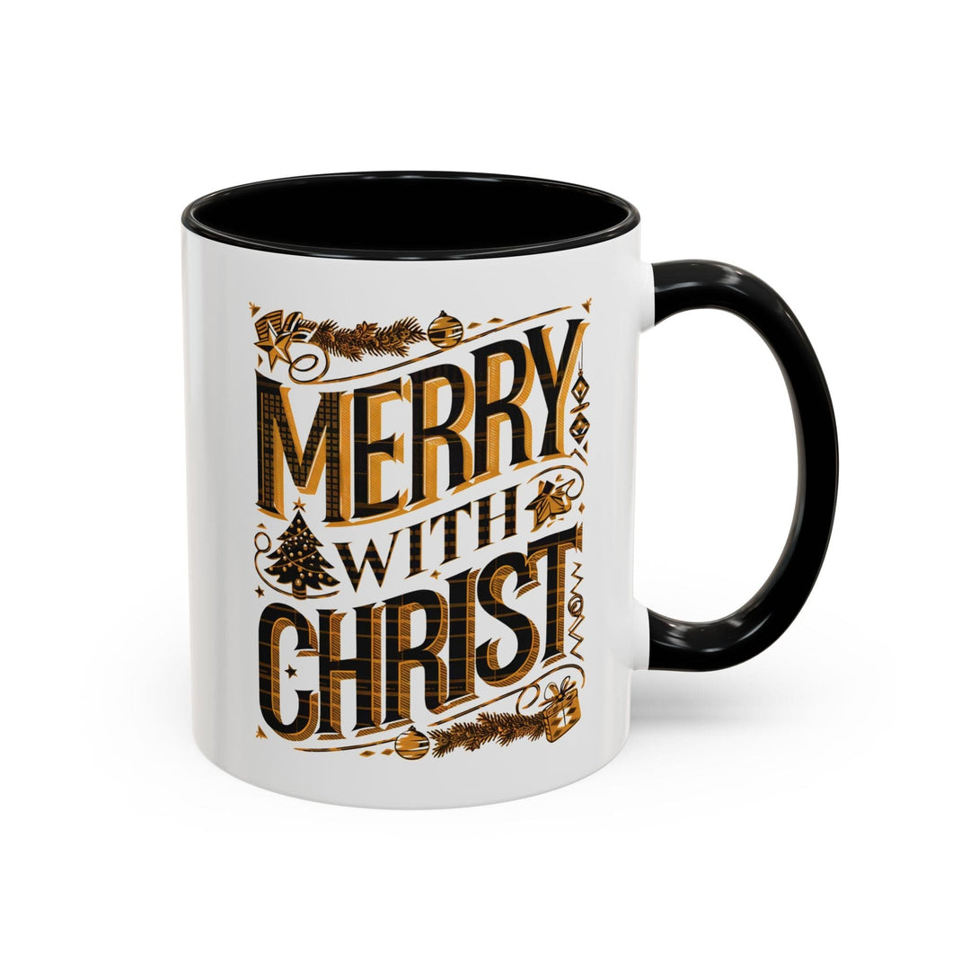 Ceramic Gift Mug - Merry with Christ - Decorative/Ceramic Mugs/11oz/15oz