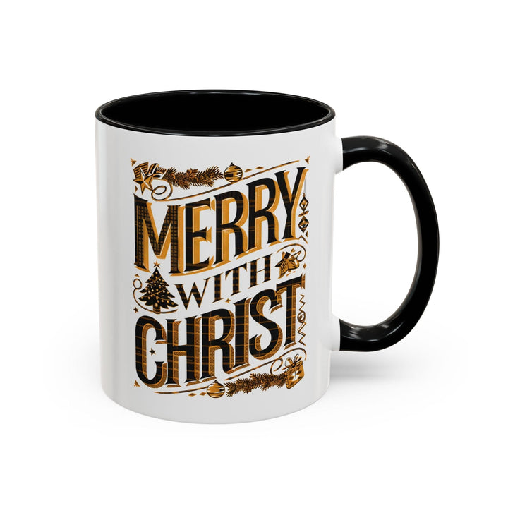 Ceramic Gift Mug - Merry with Christ - Decorative/Ceramic Mugs/11oz/15oz