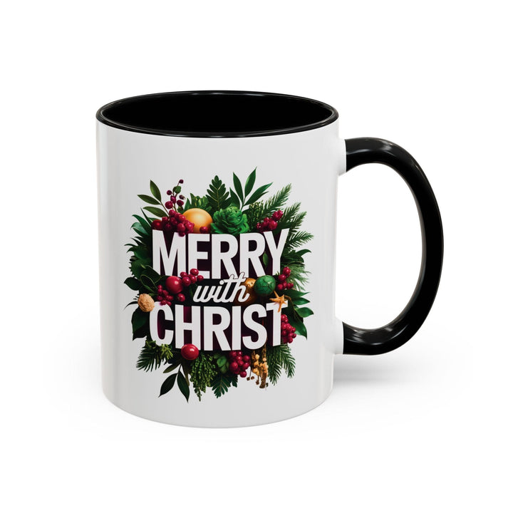 Ceramic Gift Mug - Merry with Christ - Decorative/Ceramic Mugs/11oz/15oz