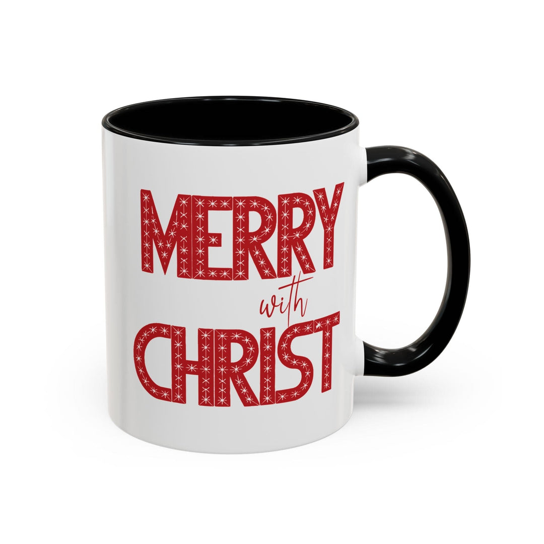 Ceramic Gift Mug - Merry with Christ - Decorative/Ceramic Mugs/11oz/15oz