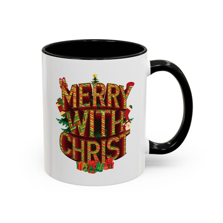 Ceramic Gift Mug - Merry with Christ - Decorative/Ceramic Mugs/11oz/15oz