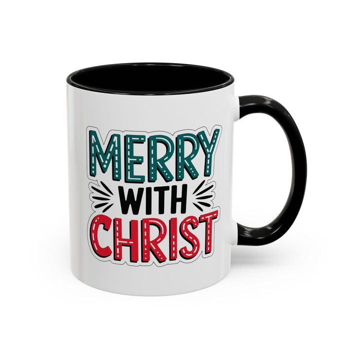 Ceramic Gift Mug - Merry with Christ - Decorative/Ceramic Mugs/11oz/15oz