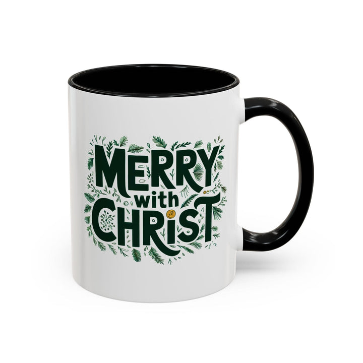 Ceramic Gift Mug - Merry with Christ - Decorative/Ceramic Mugs/11oz/15oz