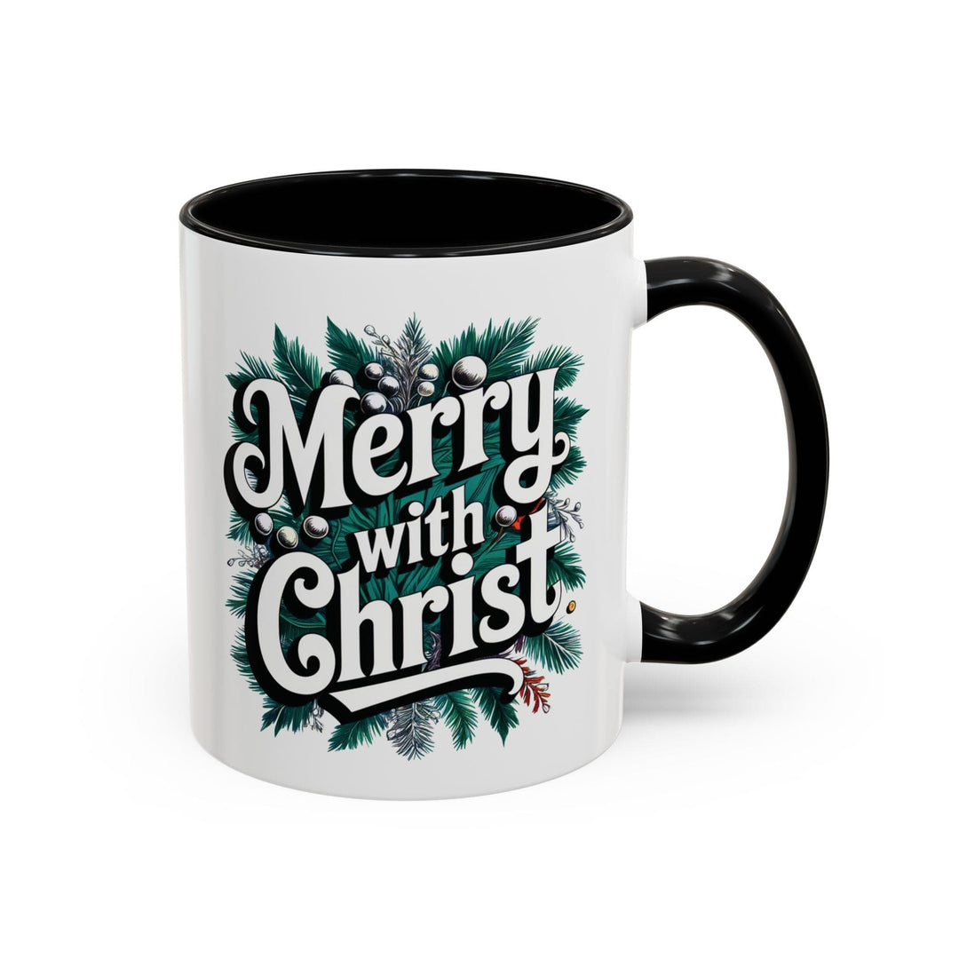 Ceramic Gift Mug - Merry with Christ - Decorative/Ceramic Mugs/11oz/15oz