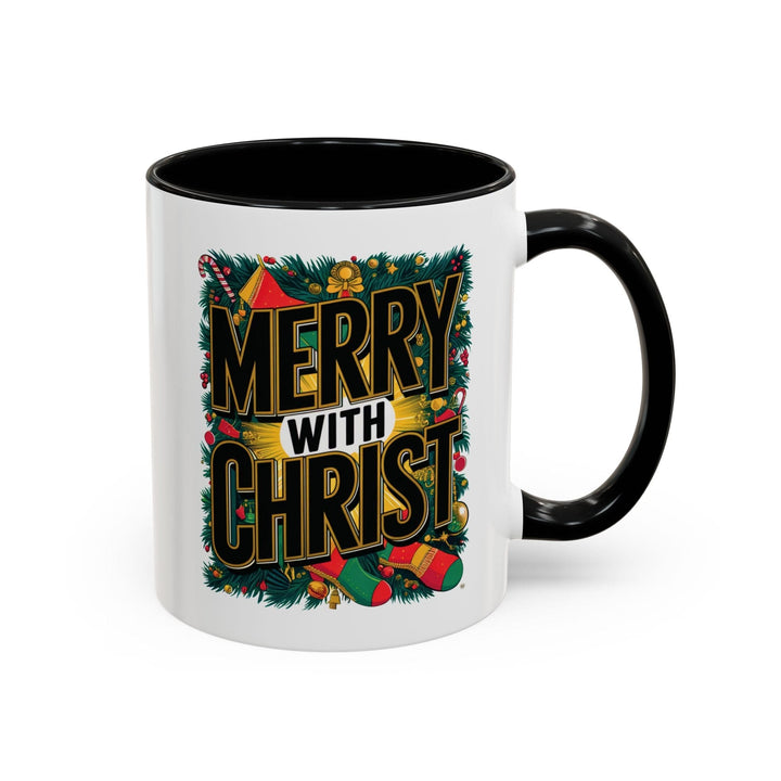 Ceramic Gift Mug - Merry with Christ - Decorative/Ceramic Mugs/11oz/15oz