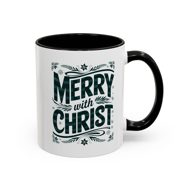 Ceramic Gift Mug - Merry with Christ - Decorative/Ceramic Mugs/11oz/15oz