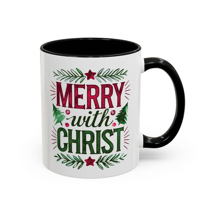 Ceramic Gift Mug - Merry with Christ - Decorative/Ceramic Mugs/11oz/15oz