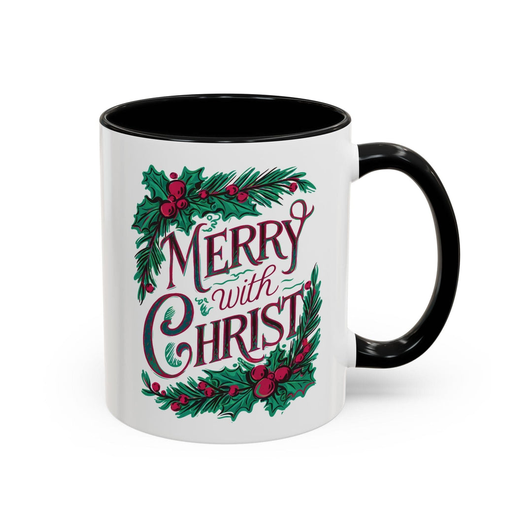 Ceramic Gift Mug - Merry with Christ - Decorative/Ceramic Mugs/11oz/15oz