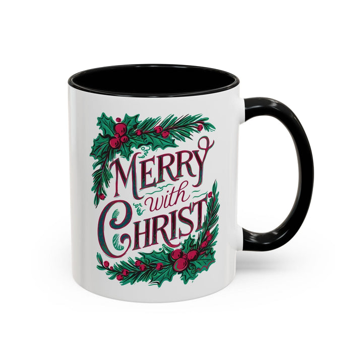 Ceramic Gift Mug - Merry with Christ - Decorative/Ceramic Mugs/11oz/15oz