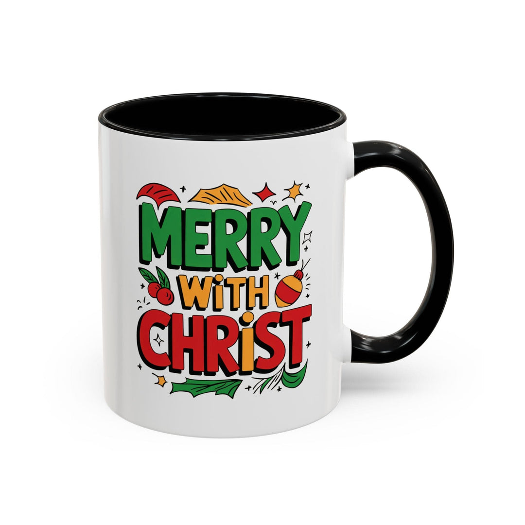 Ceramic Gift Mug - Merry with Christ - Decorative/Ceramic Mugs/11oz/15oz