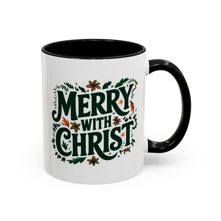 Ceramic Gift Mug - Merry with Christ - Decorative/Ceramic Mugs/11oz/15oz
