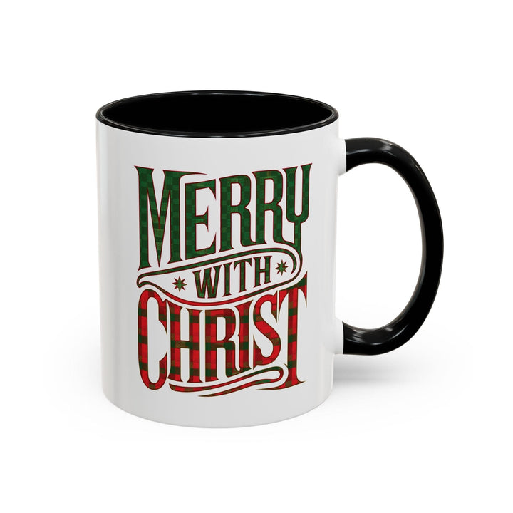 Ceramic Gift Mug - Merry with Christ - Decorative/Ceramic Mugs/11oz/15oz