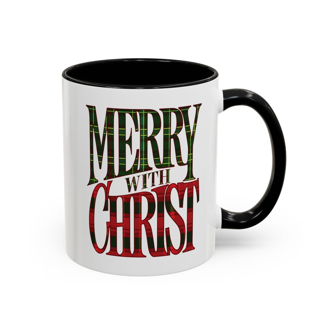 Ceramic Gift Mug - Merry with Christ - Decorative/Ceramic Mugs/11oz/15oz