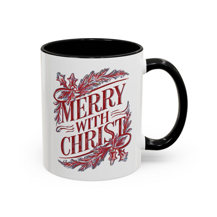 Ceramic Gift Mug - Merry with Christ - Decorative/Ceramic Mugs/11oz/15oz
