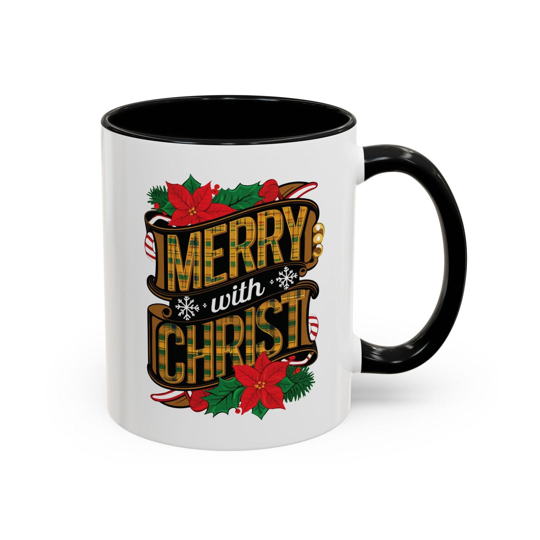 Ceramic Gift Mug - Merry with Christ - Decorative/Ceramic Mugs/11oz/15oz