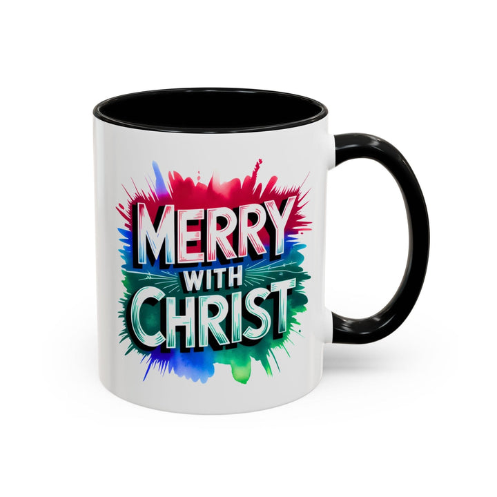 Ceramic Gift Mug - Merry with Christ - Decorative/Ceramic Mugs/11oz/15oz