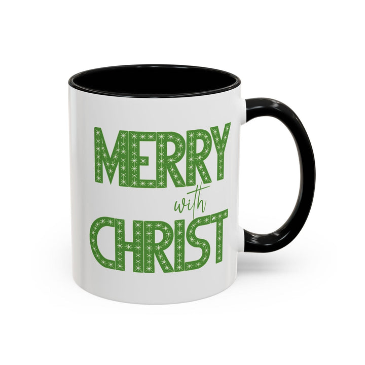 Ceramic Gift Mug - Merry with Christ - Decorative/Ceramic Mugs/11oz/15oz
