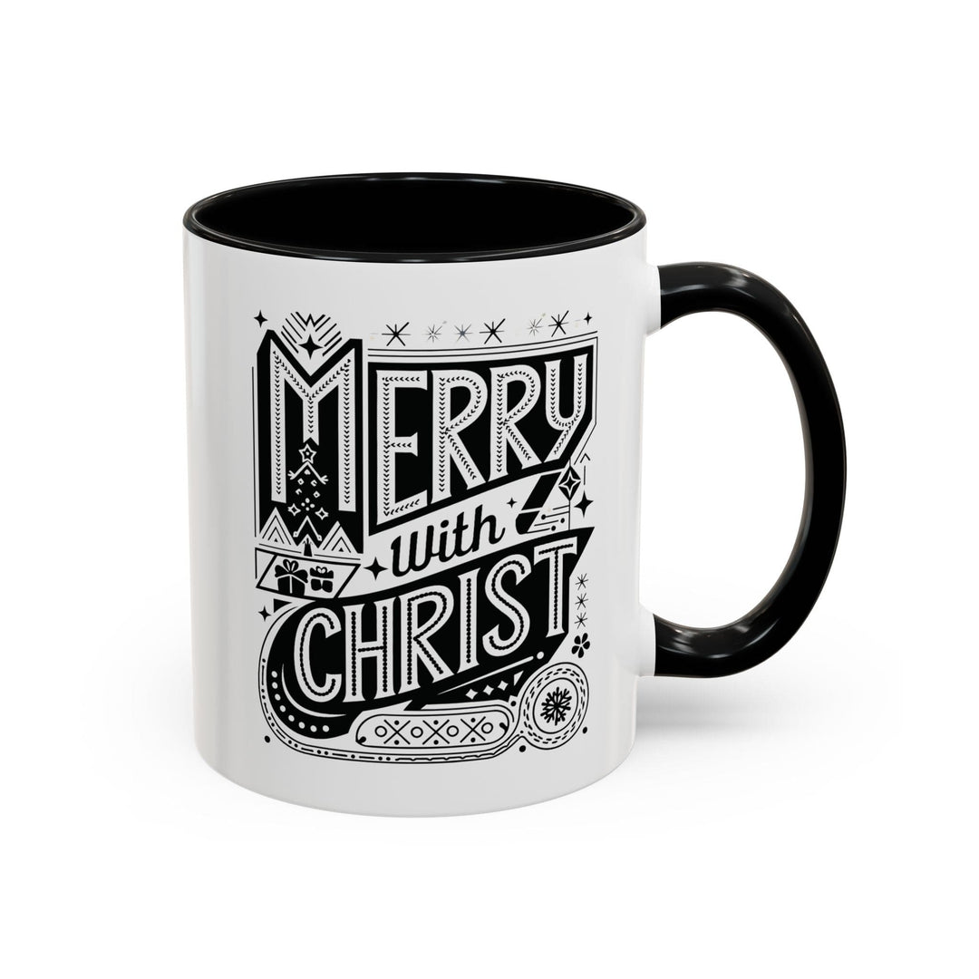 Ceramic Gift Mug - Merry with Christ - Decorative/Ceramic Mugs/11oz/15oz