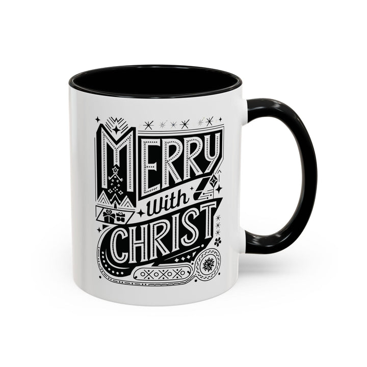 Ceramic Gift Mug - Merry with Christ - Decorative/Ceramic Mugs/11oz/15oz