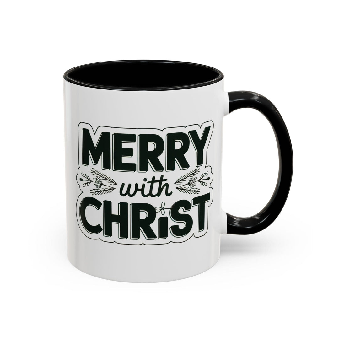 Ceramic Gift Mug - Merry with Christ - Decorative/Ceramic Mugs/11oz/15oz
