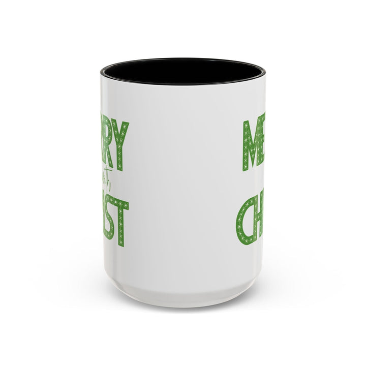 Ceramic Gift Mug - Merry with Christ - Decorative/Ceramic Mugs/11oz/15oz