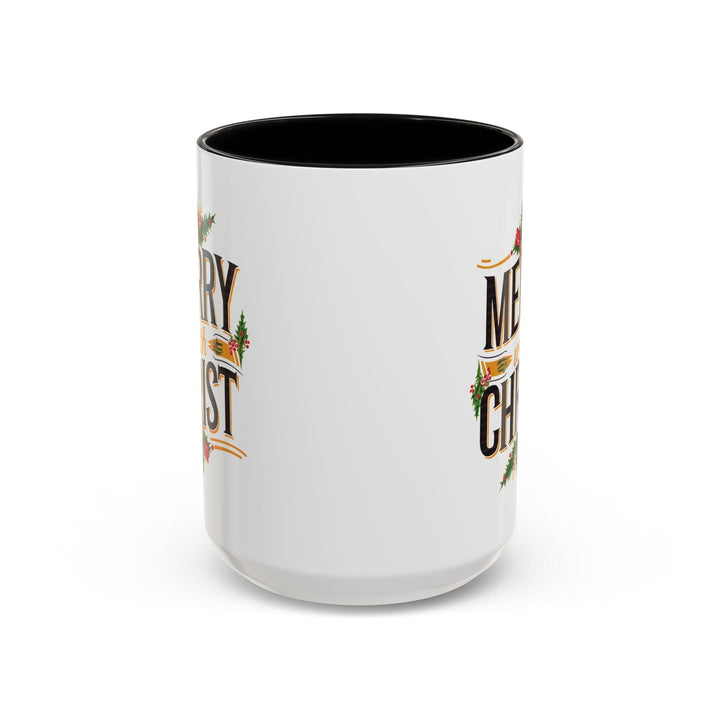 Ceramic Gift Mug - Merry with Christ - Decorative/Ceramic Mugs/11oz/15oz
