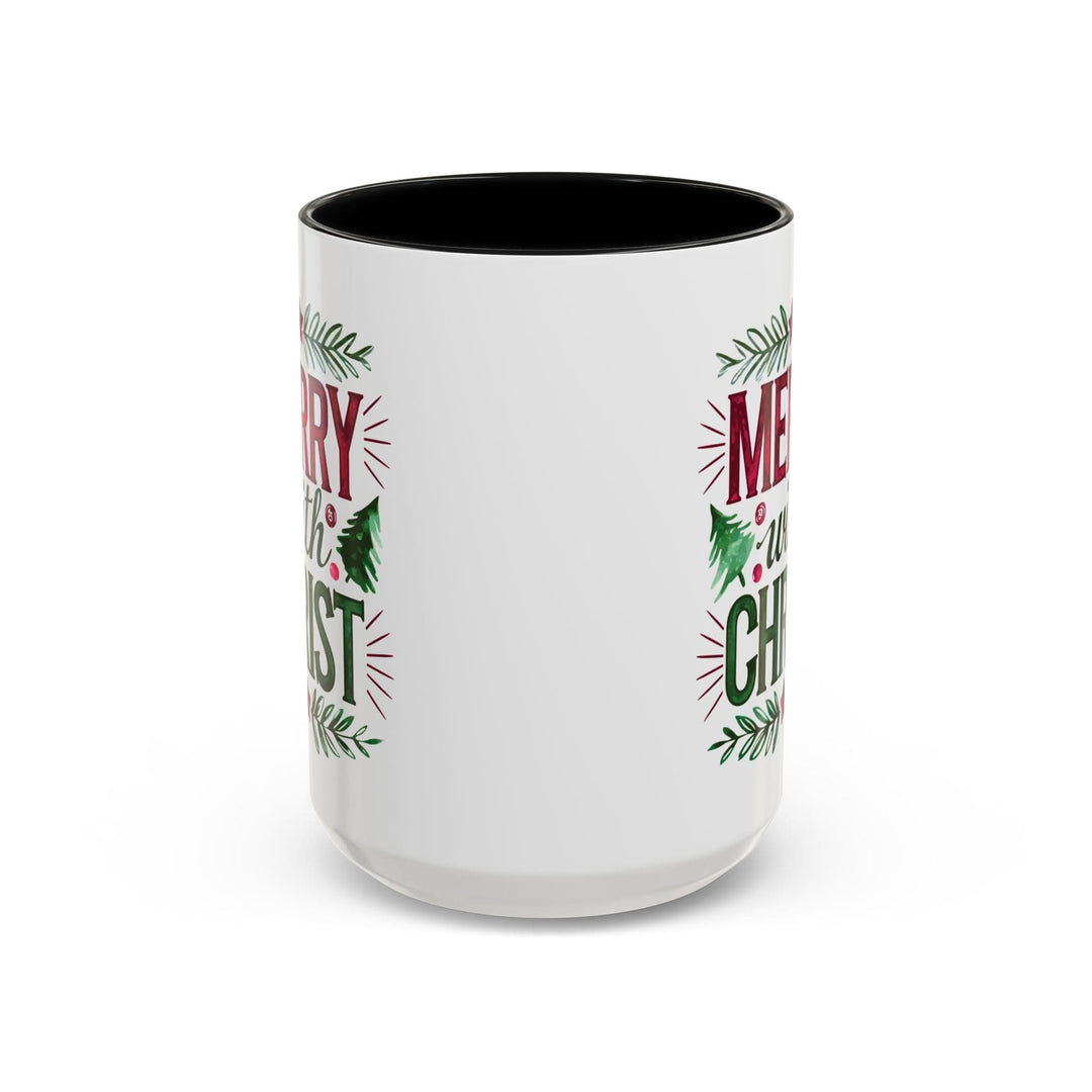 Ceramic Gift Mug - Merry with Christ - Decorative/Ceramic Mugs/11oz/15oz