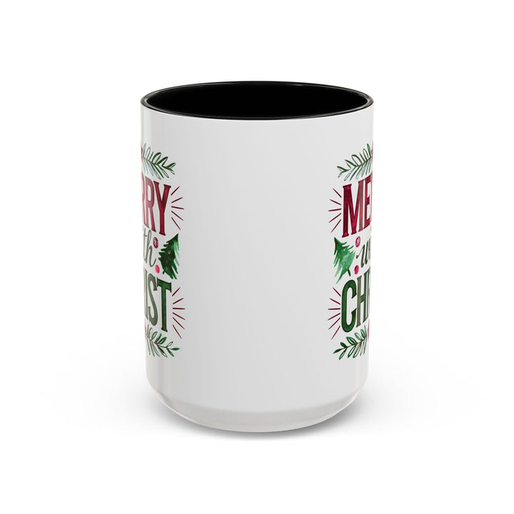 Ceramic Gift Mug - Merry with Christ - Decorative/Ceramic Mugs/11oz/15oz