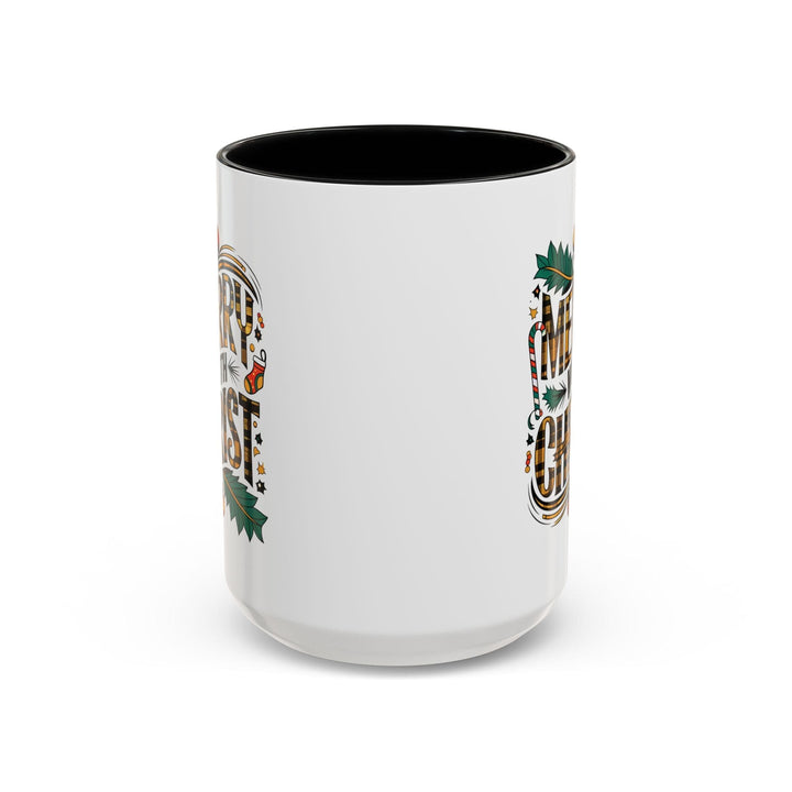 Ceramic Gift Mug - Merry with Christ - Decorative/Ceramic Mugs/11oz/15oz