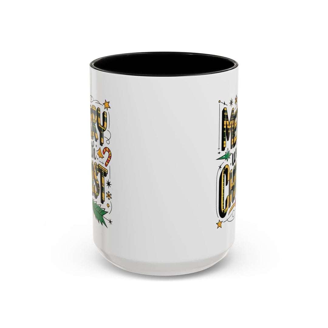 Ceramic Gift Mug - Merry with Christ - Decorative/Ceramic Mugs/11oz/15oz