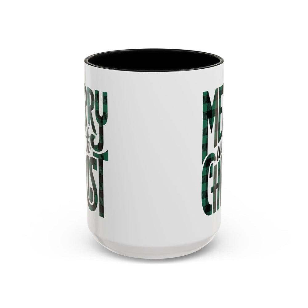 Ceramic Gift Mug - Merry with Christ - Decorative/Ceramic Mugs/11oz/15oz
