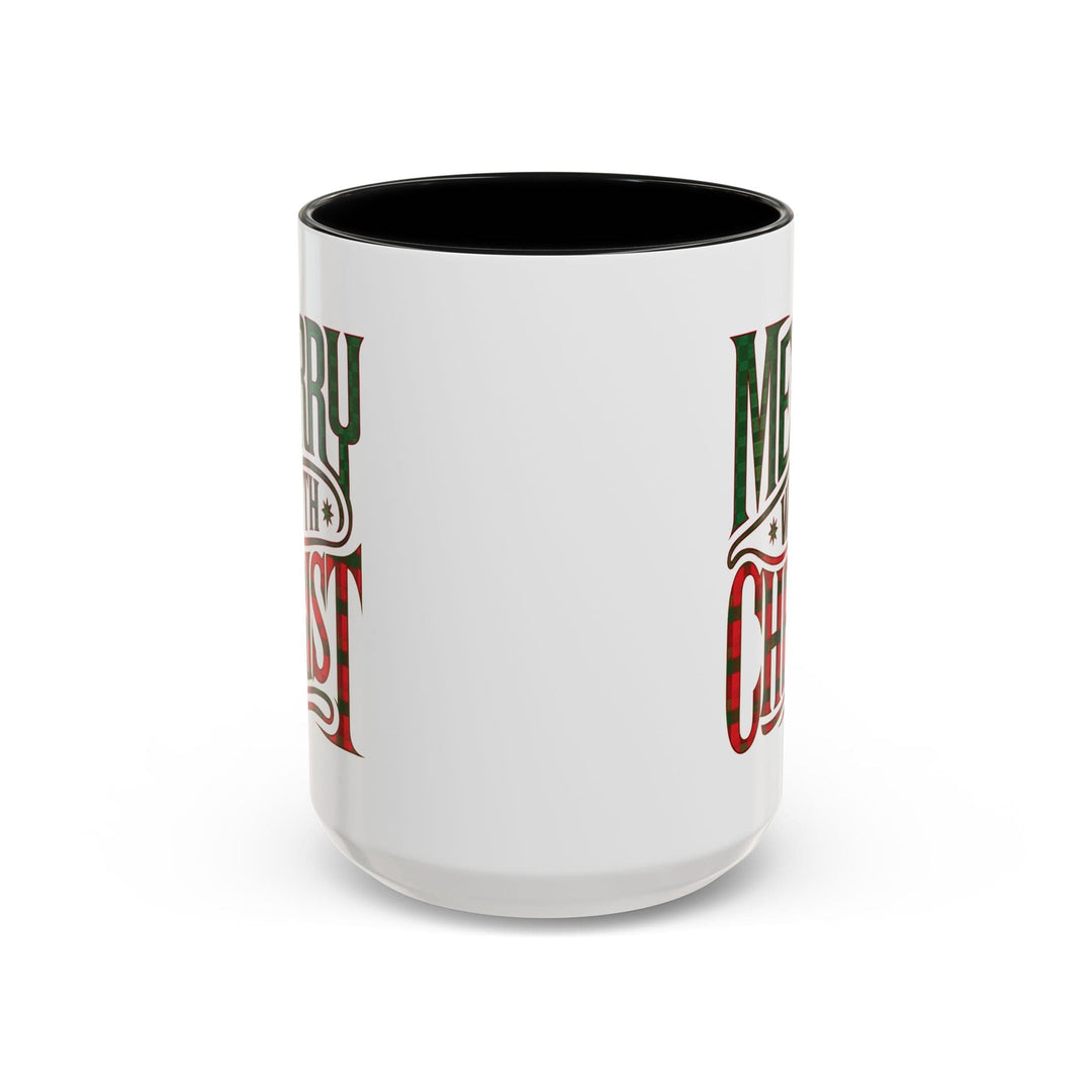 Ceramic Gift Mug - Merry with Christ - Decorative/Ceramic Mugs/11oz/15oz
