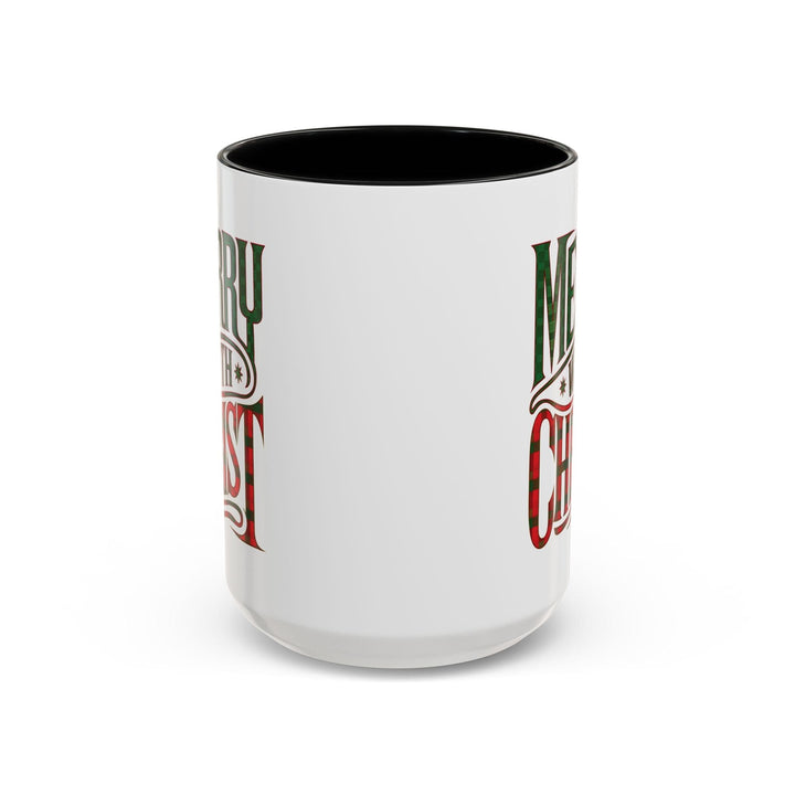 Ceramic Gift Mug - Merry with Christ - Decorative/Ceramic Mugs/11oz/15oz