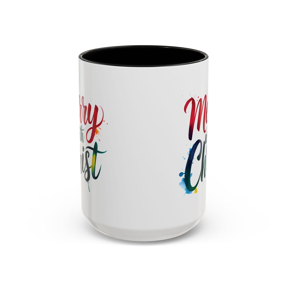 Ceramic Gift Mug - Merry with Christ - Decorative/Ceramic Mugs/11oz/15oz