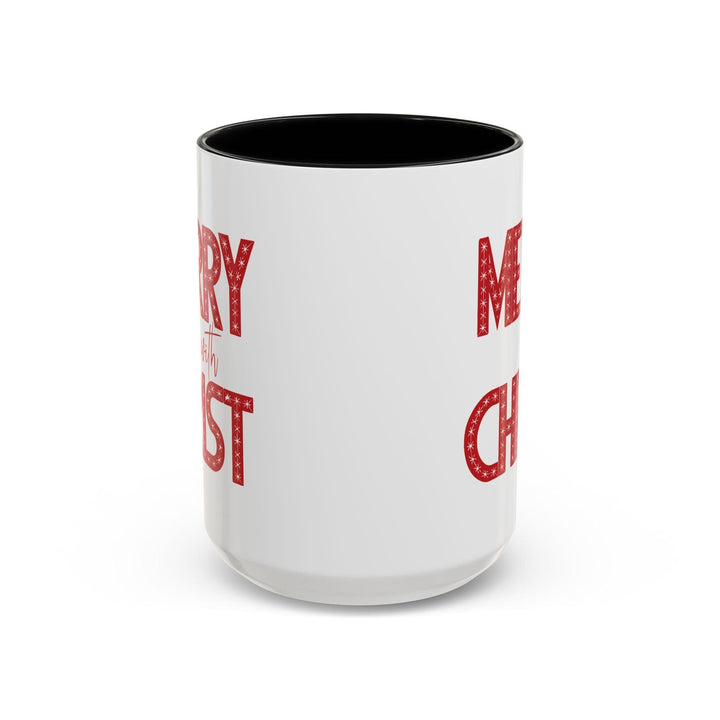 Ceramic Gift Mug - Merry with Christ - Decorative/Ceramic Mugs/11oz/15oz