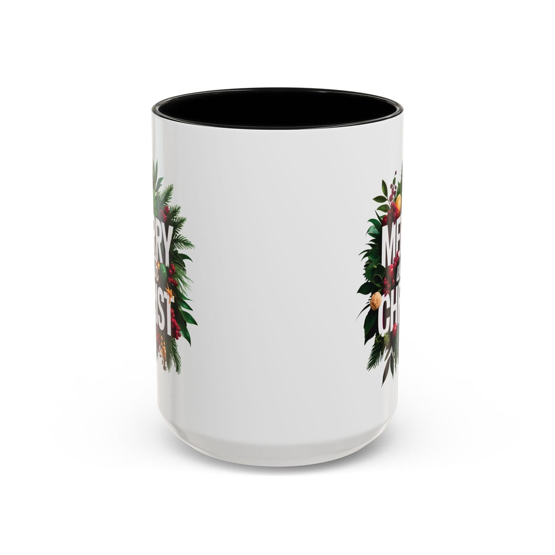 Ceramic Gift Mug - Merry with Christ - Decorative/Ceramic Mugs/11oz/15oz