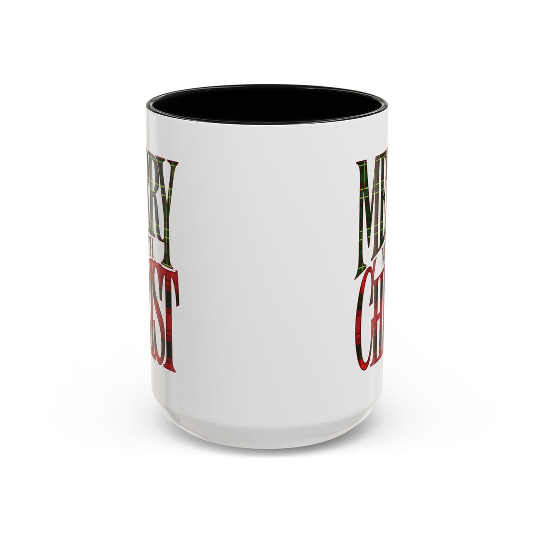 Ceramic Gift Mug - Merry with Christ - Decorative/Ceramic Mugs/11oz/15oz