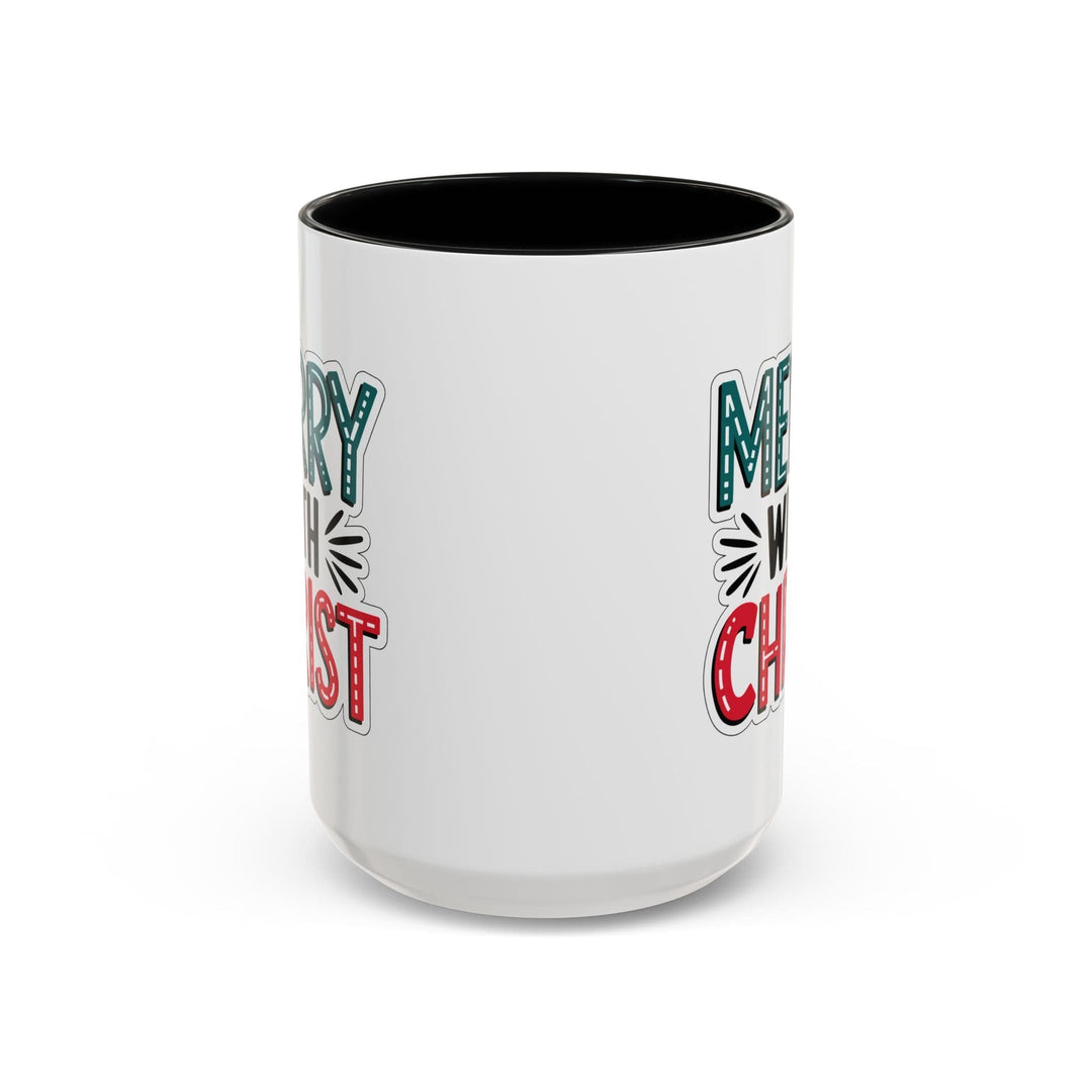 Ceramic Gift Mug - Merry with Christ - Decorative/Ceramic Mugs/11oz/15oz